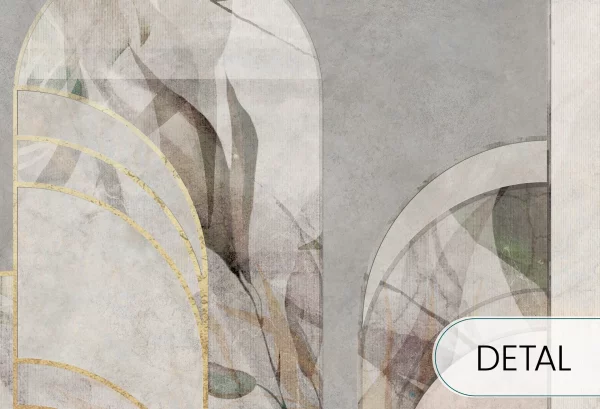 ARCHEO - rose - tapeta nowoczesna do salonu lub sypialni - detal