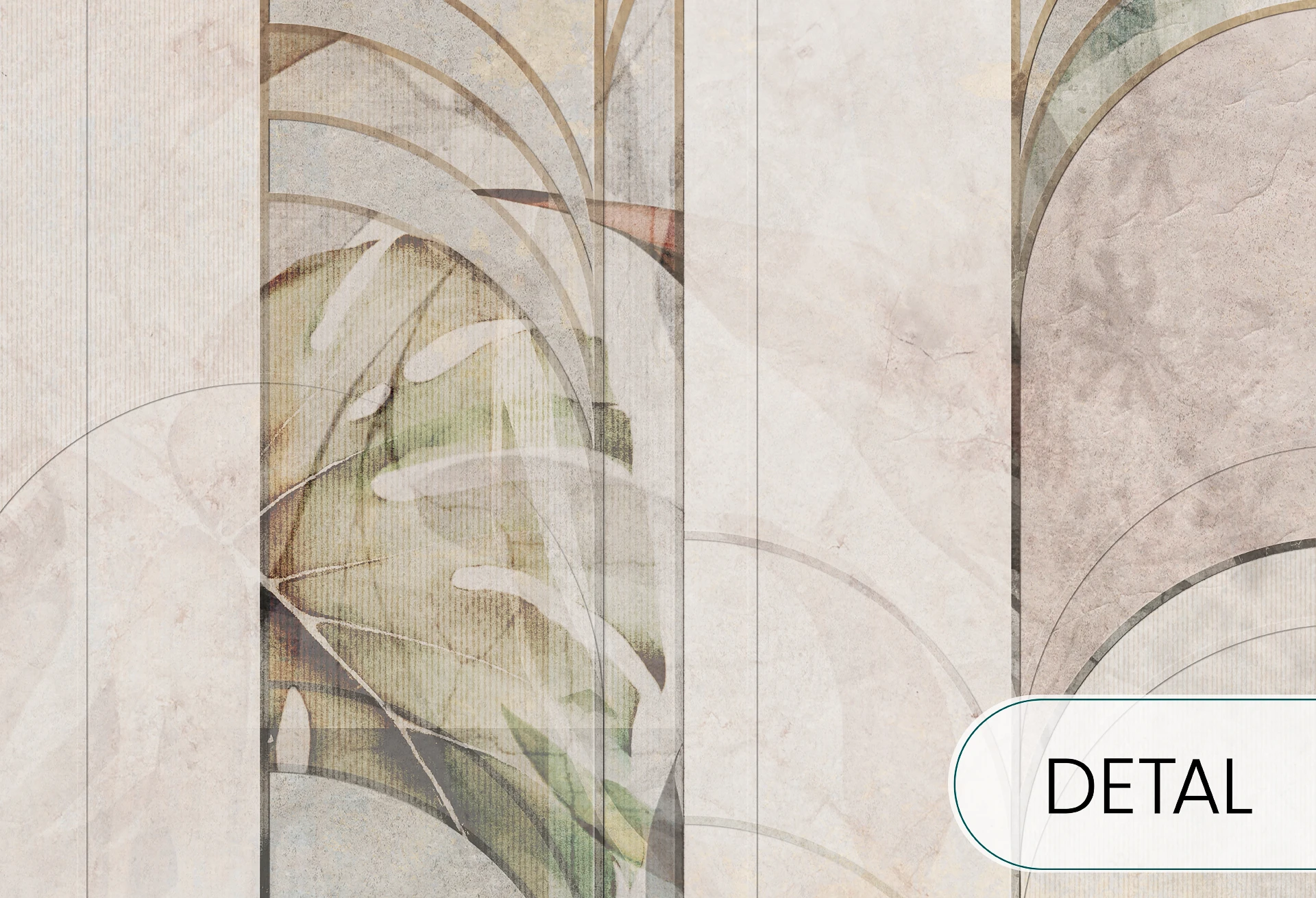 ARCHEO - rose - tapeta nowoczesna do salonu lub sypialni