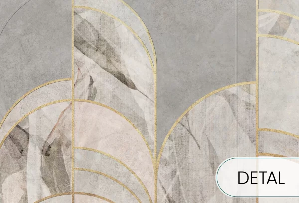 ARCHEO - rose - tapeta nowoczesna do salonu lub sypialni - detal