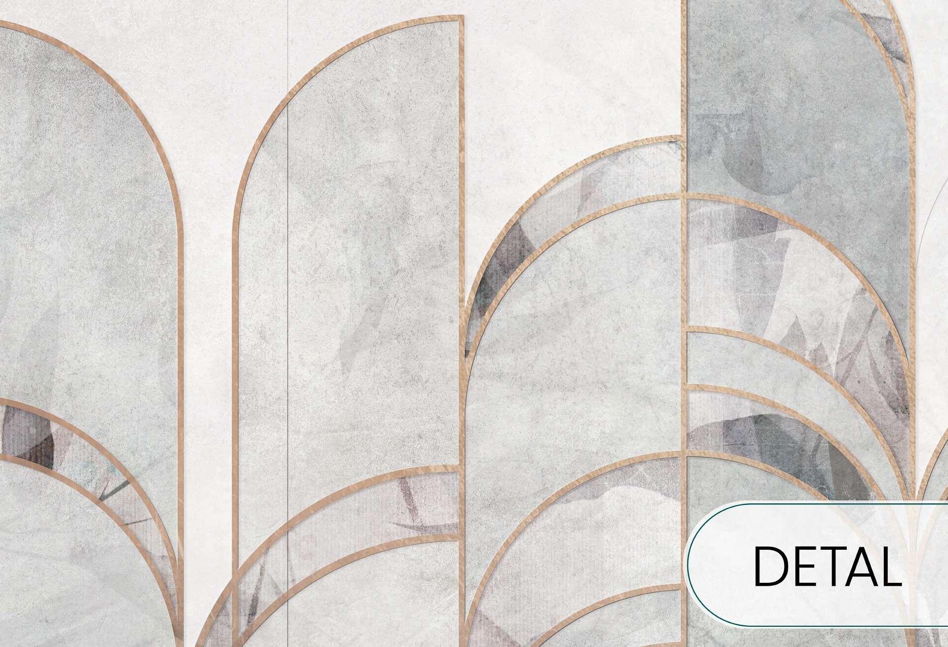 ARCHEO - windy blue - tapeta artystyczna do salonu lub sypialni