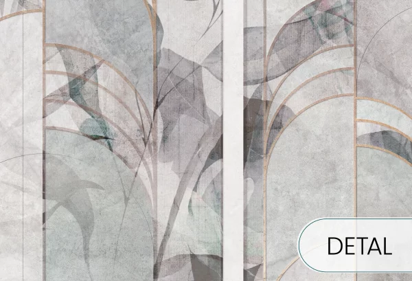 ARCHEO - windy blue - tapeta artystyczna do salonu lub sypialni - detal