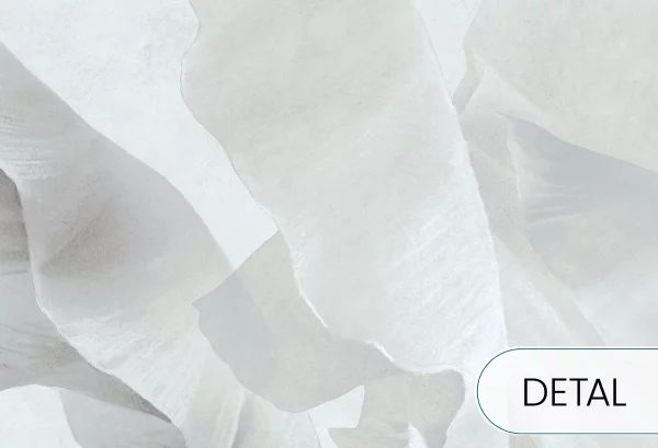 BANANA BLISS - mist grey - tapeta inspirowana naturą do salonu lub sypialni - detal