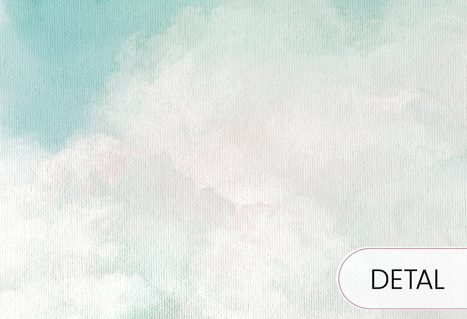 FANTASIA - peach - tapeta z niebem do pokoju dziewczynki