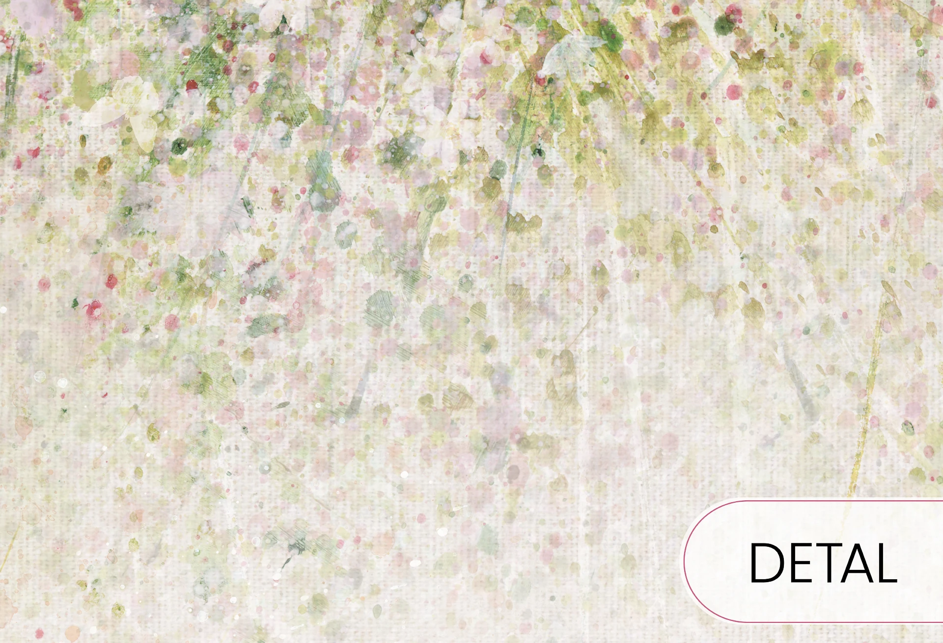 DAISY UP - green - tapeta kwiatowa do pokoju nastolatki