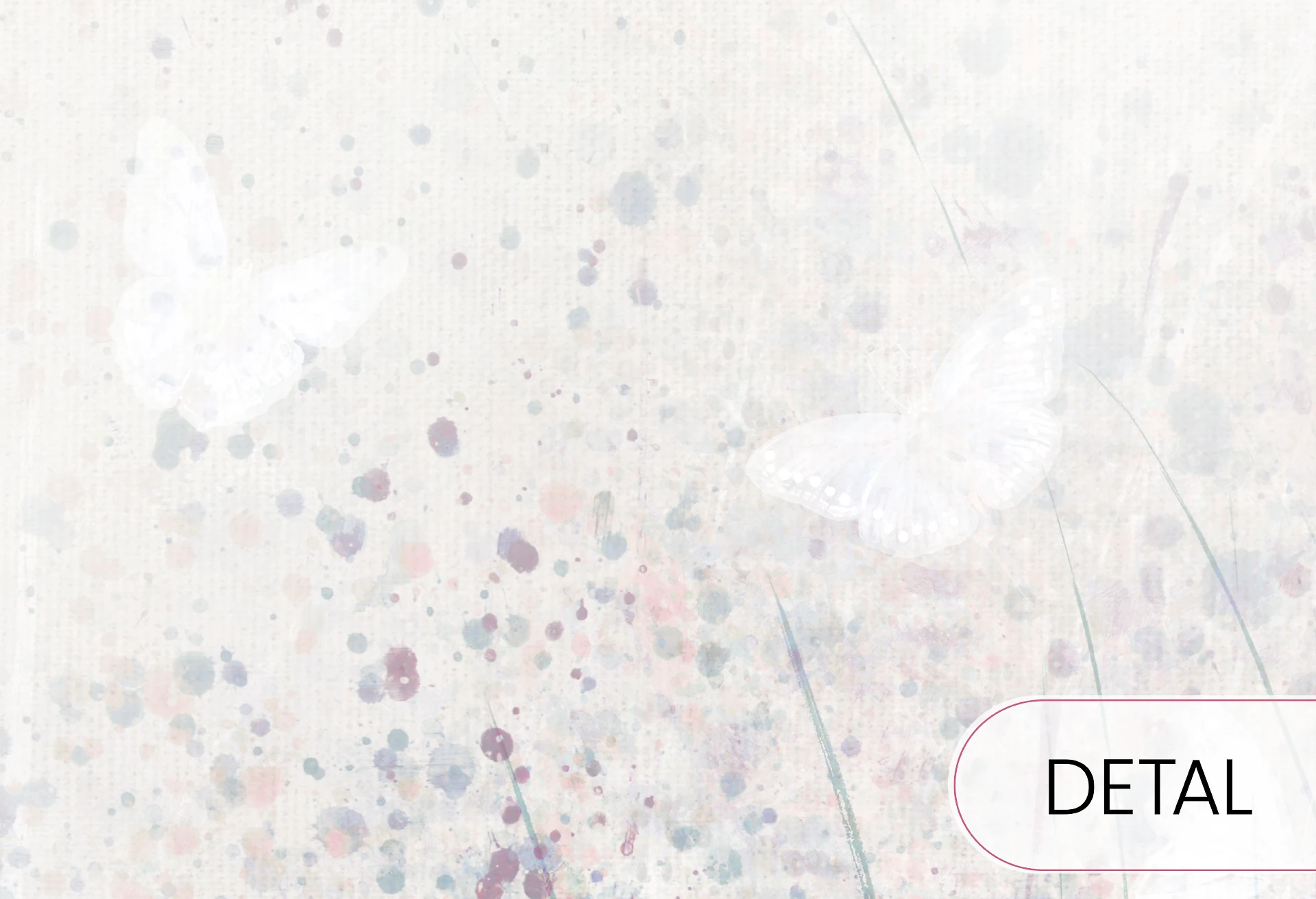 DAISY - powder - tapeta artystyczna dla nastolatki