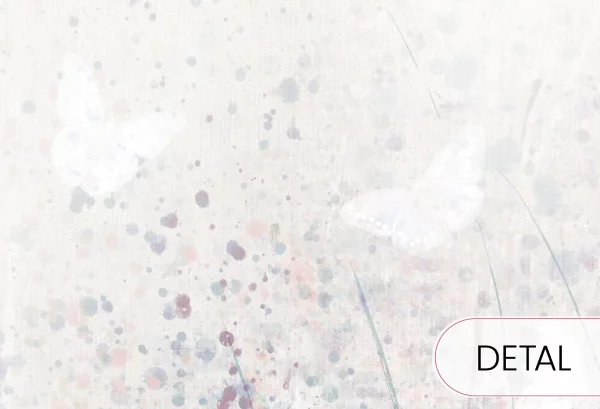 DAISY - powder - tapeta artystyczna dla nastolatki - detal