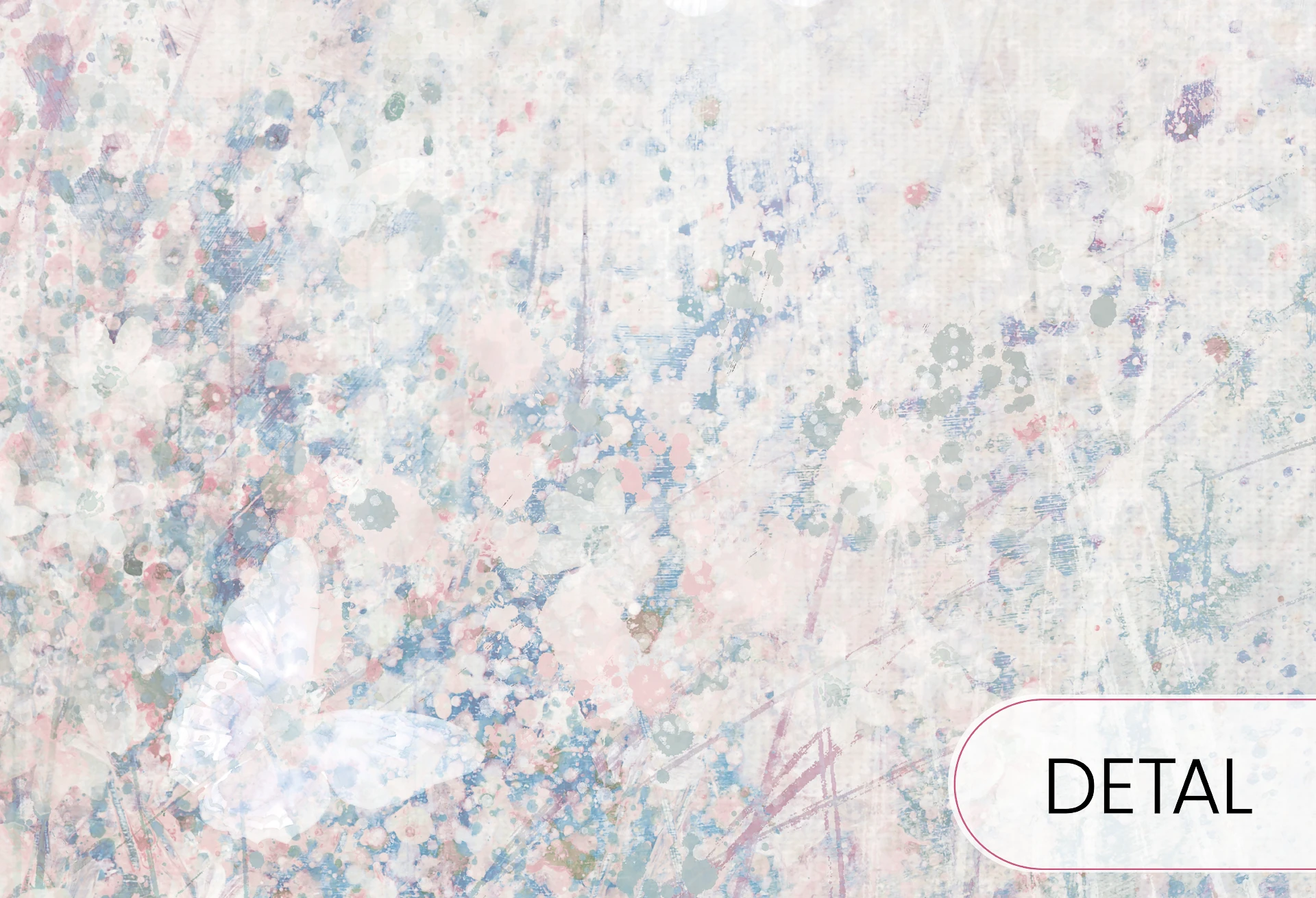 DAISY - powder - tapeta artystyczna dla nastolatki