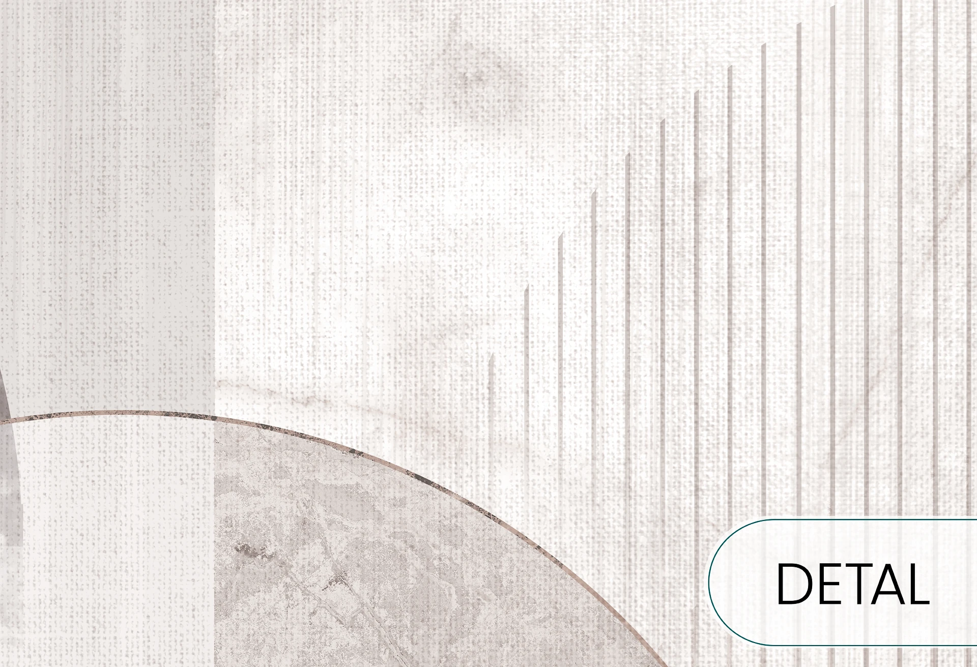 MODERN ARCHES - nude - tapeta do salonu z geometrycznym wzorem