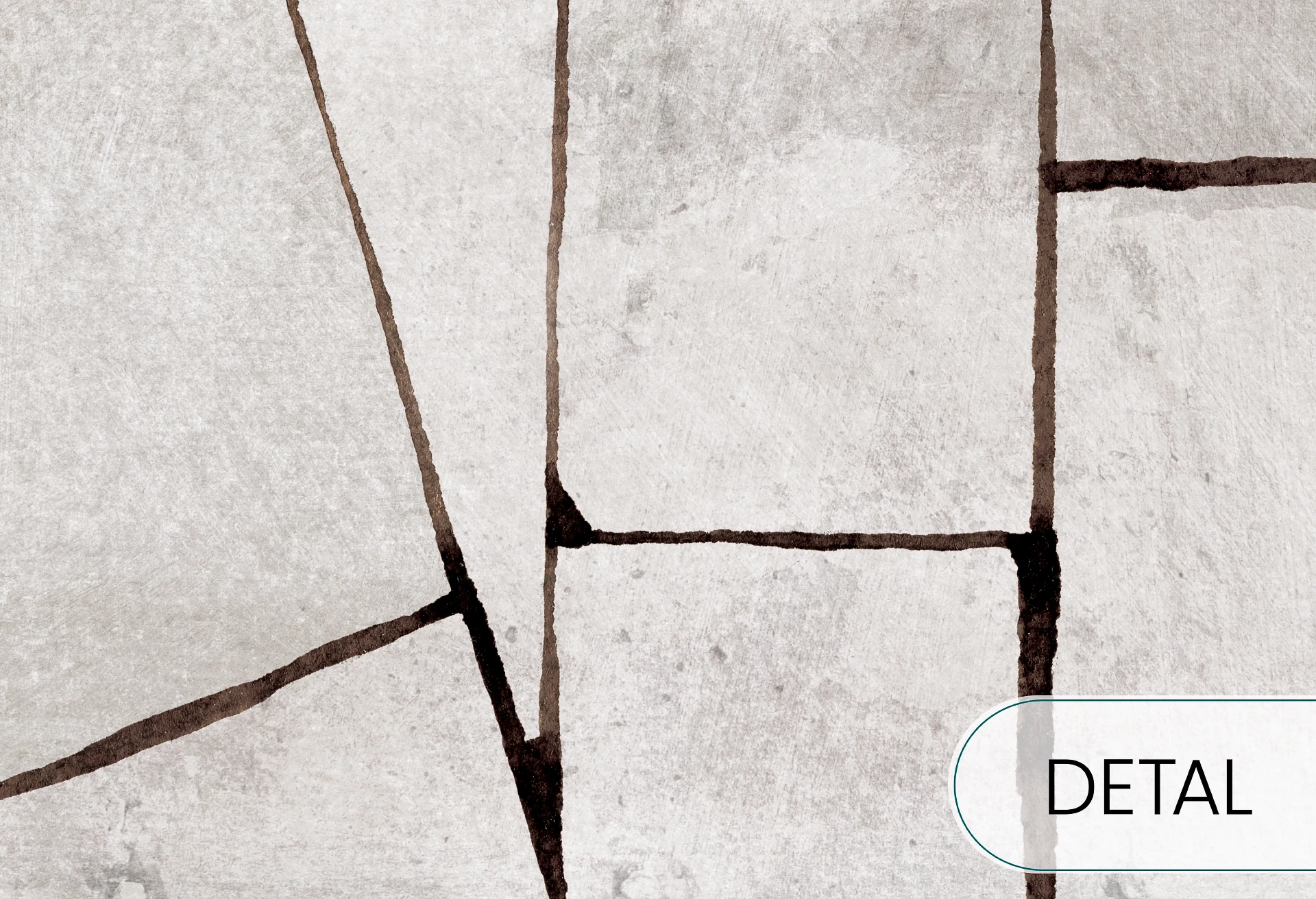 LINEA - coffee - tapeta geometryczna w stylu skandynawskim