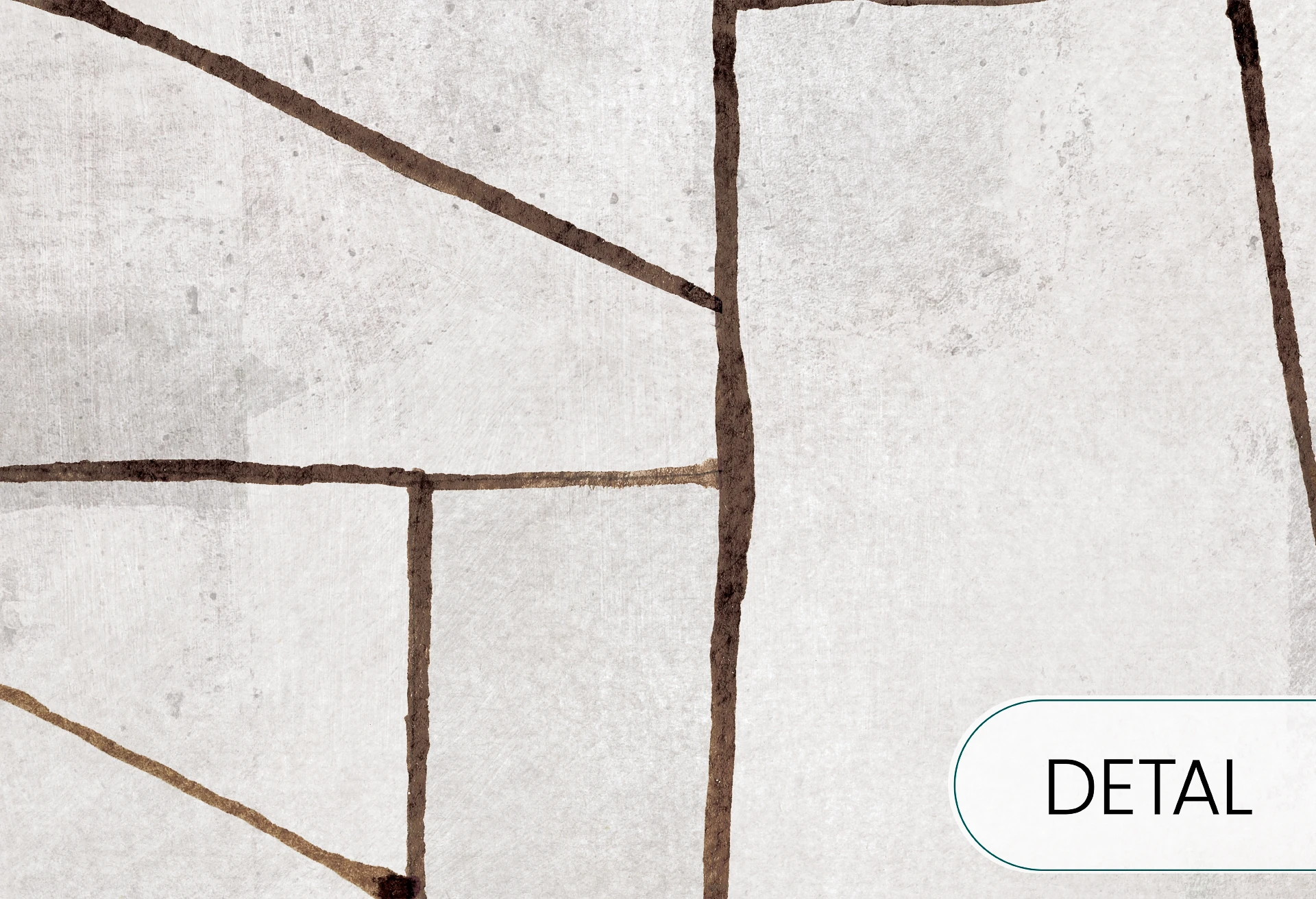 LINEA - coffee - tapeta geometryczna w stylu skandynawskim