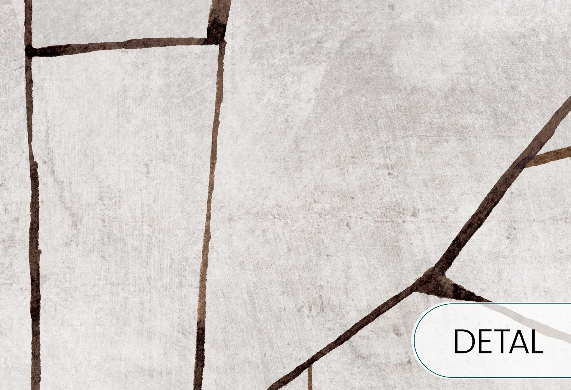 LINEA - coffee - tapeta geometryczna w stylu skandynawskim