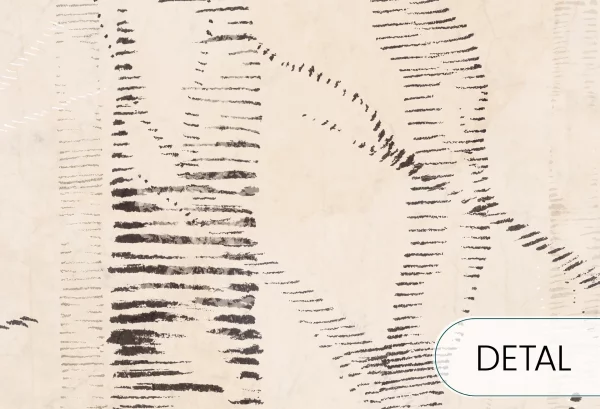 WOODS - beige - tapeta w brzozy w stylu skandynawskim - detal