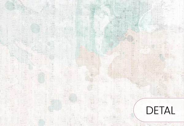 GALOP - mint- tapeta z galopującym koniem - detal