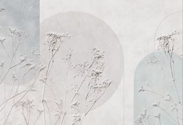 ORBIS - sky- nowoczesna tapeta do salonu - detal