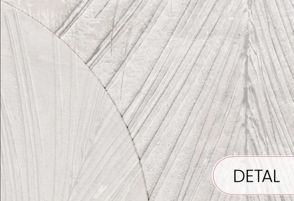 PALEO - grey - geometryczna tapeta z efektem nowoczesnej płaskorzeźby - detal