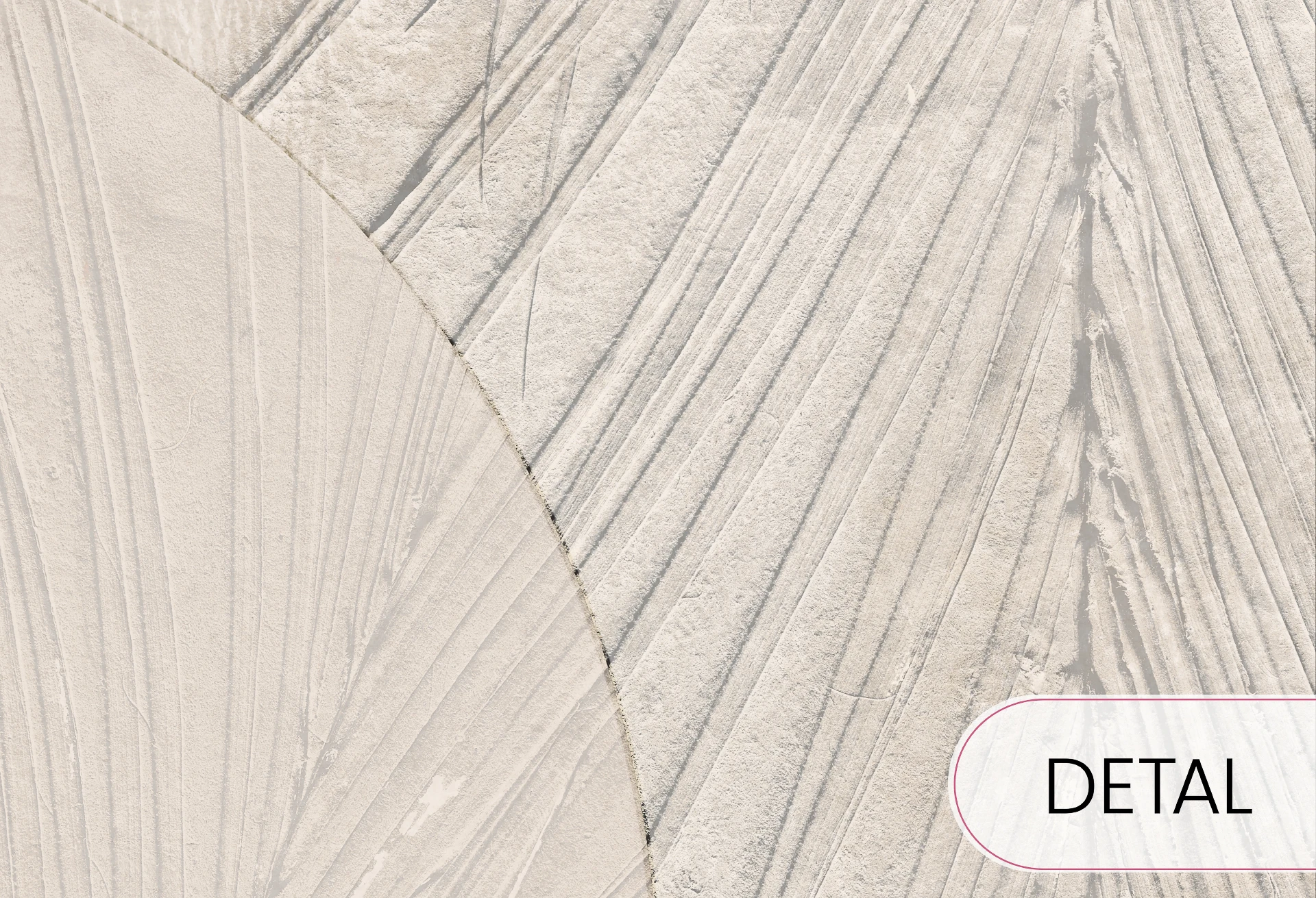 PALEO - beige - nowoczesna tapeta z nadrukowanym efektem  3D