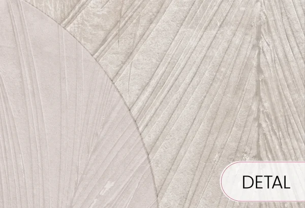 PALEO - milkshake - geometryczna tapeta do salonu z różnorodnymi fakturami - detal