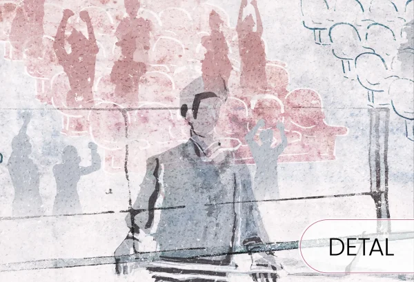 HOCKEY - red-- tapeta z motywem hokeja do pokoju nastolatka - detal