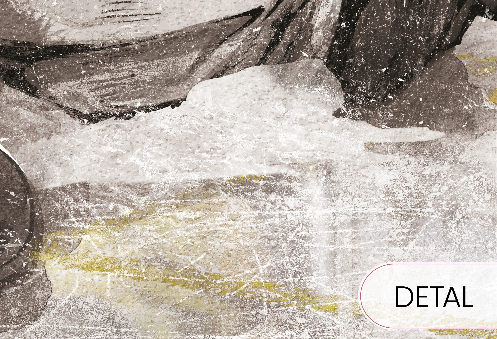 HOCKEY - yellow - tapeta z motywem hokeja do pokoju chłopca