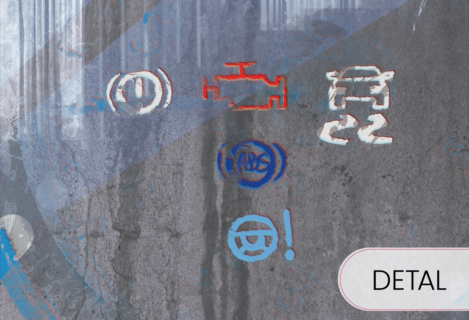 FAST CAR - blue- tapeta z motywem auta  do pokoju chłopca