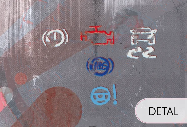 FAST CAR -red-  tapeta do pokoju nastolatka - detal