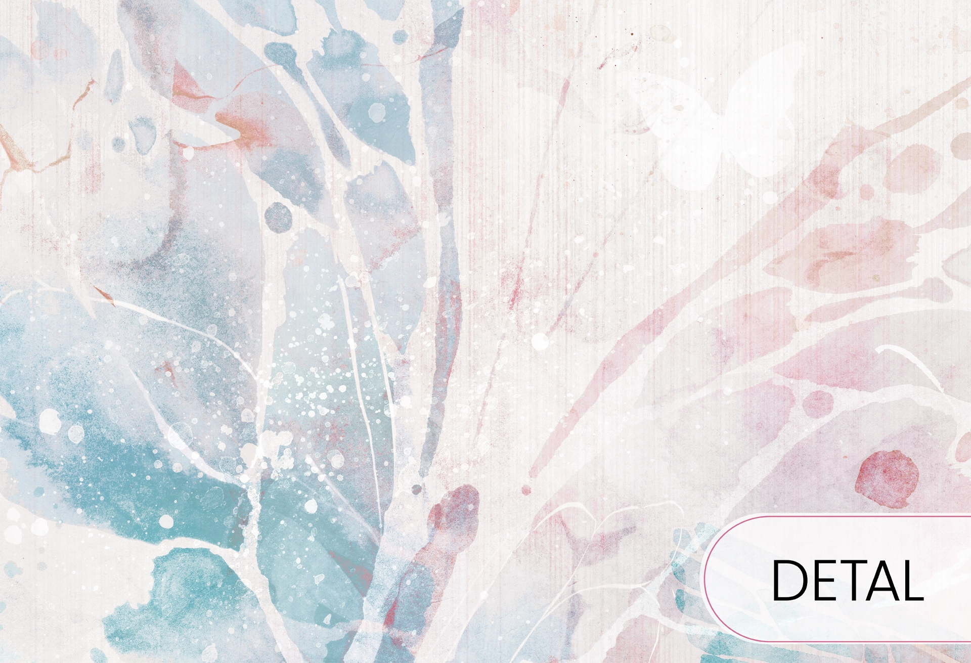 MARIPOSA - bubblegum - tapeta z kolorowym motylem