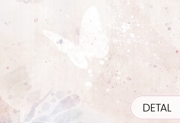 MARIPOSA - rainbow- tapeta dla dziewczynki z motywem motyli - detal