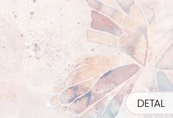 MARIPOSA - rainbow- tapeta dla dziewczynki z motywem motyli - detal