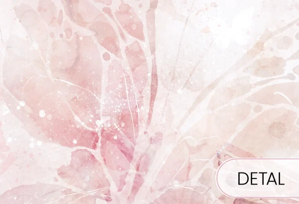 MARIPOSA - rose- tapeta dla nastolatki z motylami - detal