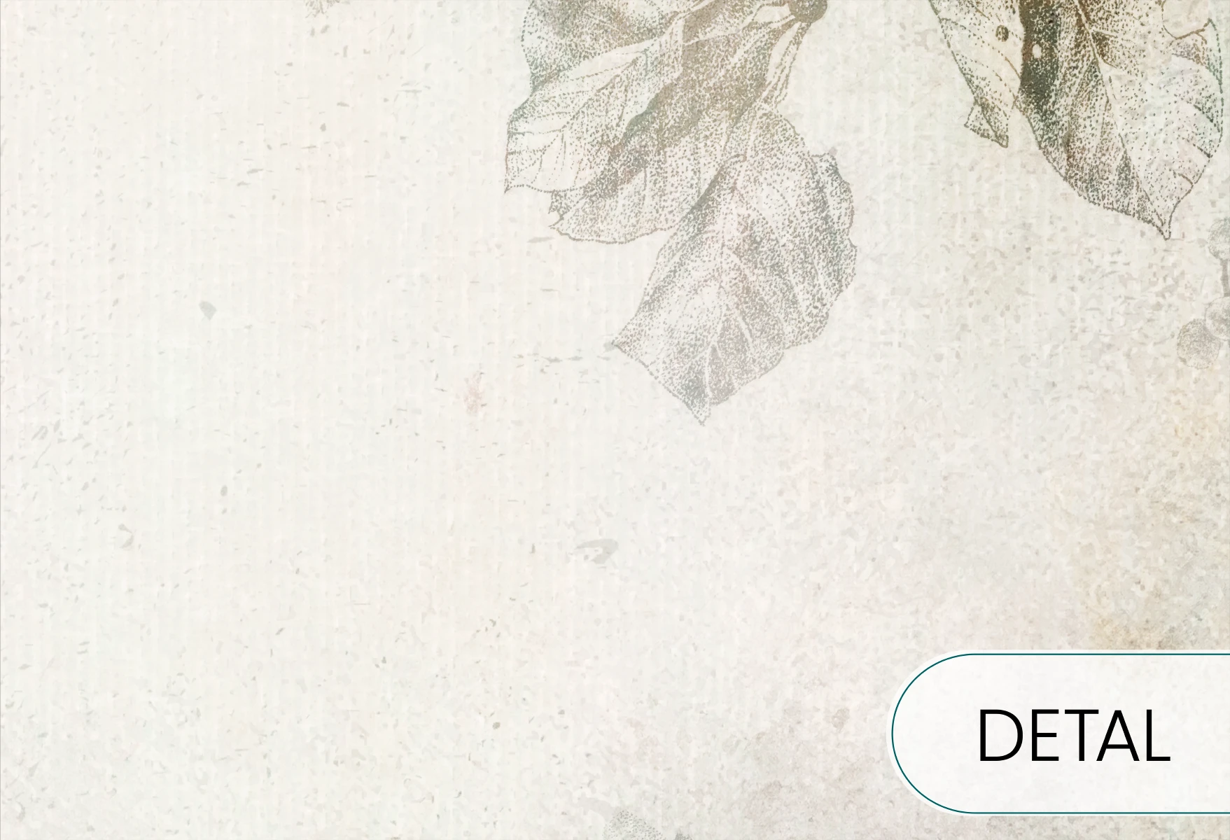 HERBARIUM - mint - tapeta z motywem roślinnym do salonu lub sypialni