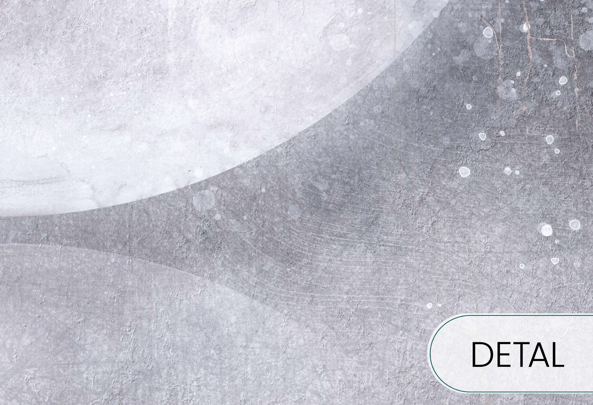MOONLIGHT - cold grey - nowoczesna tapeta z księżycem do salonu w chłodnej szarości