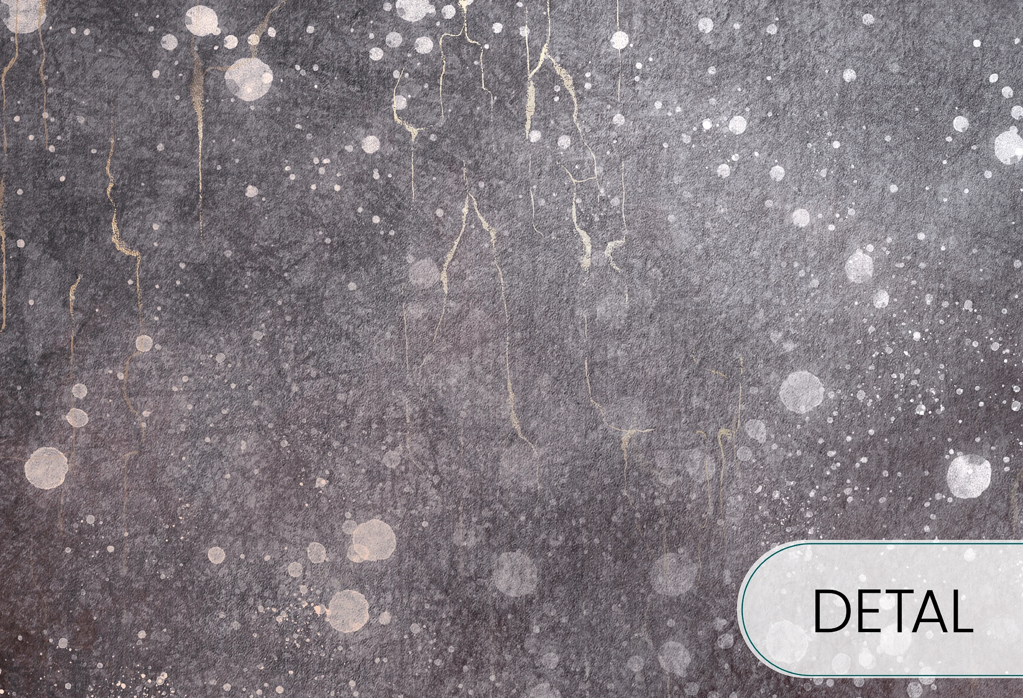 MOONLIGHT - warm grey - elegancka tapeta do salonu z dużym księżycem