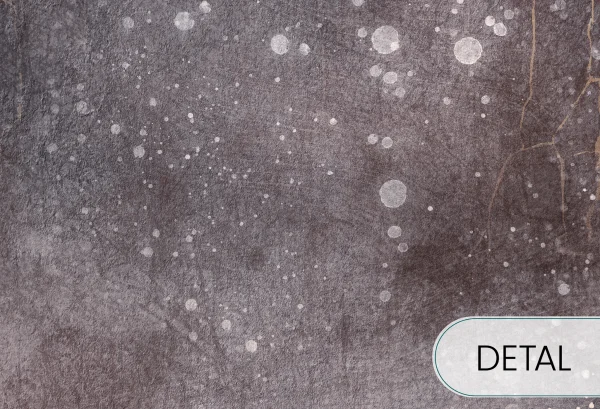 MOONLIGHT FLY - warm grey - tapeta salonowa z księżycem i ptakami - detal