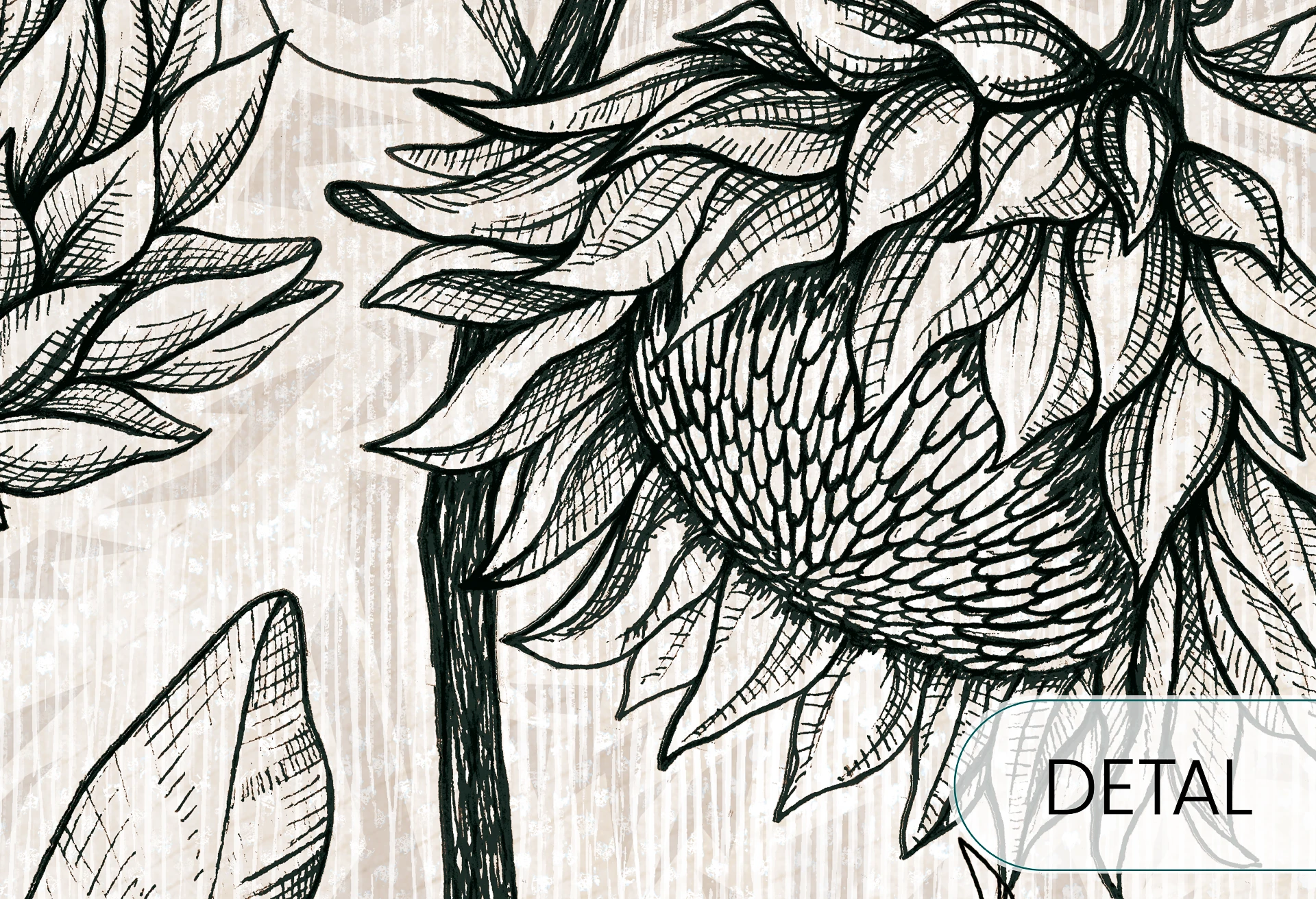 PROTEA MODERN - linear - nowoczesna tapeta w stylu skandynawskim