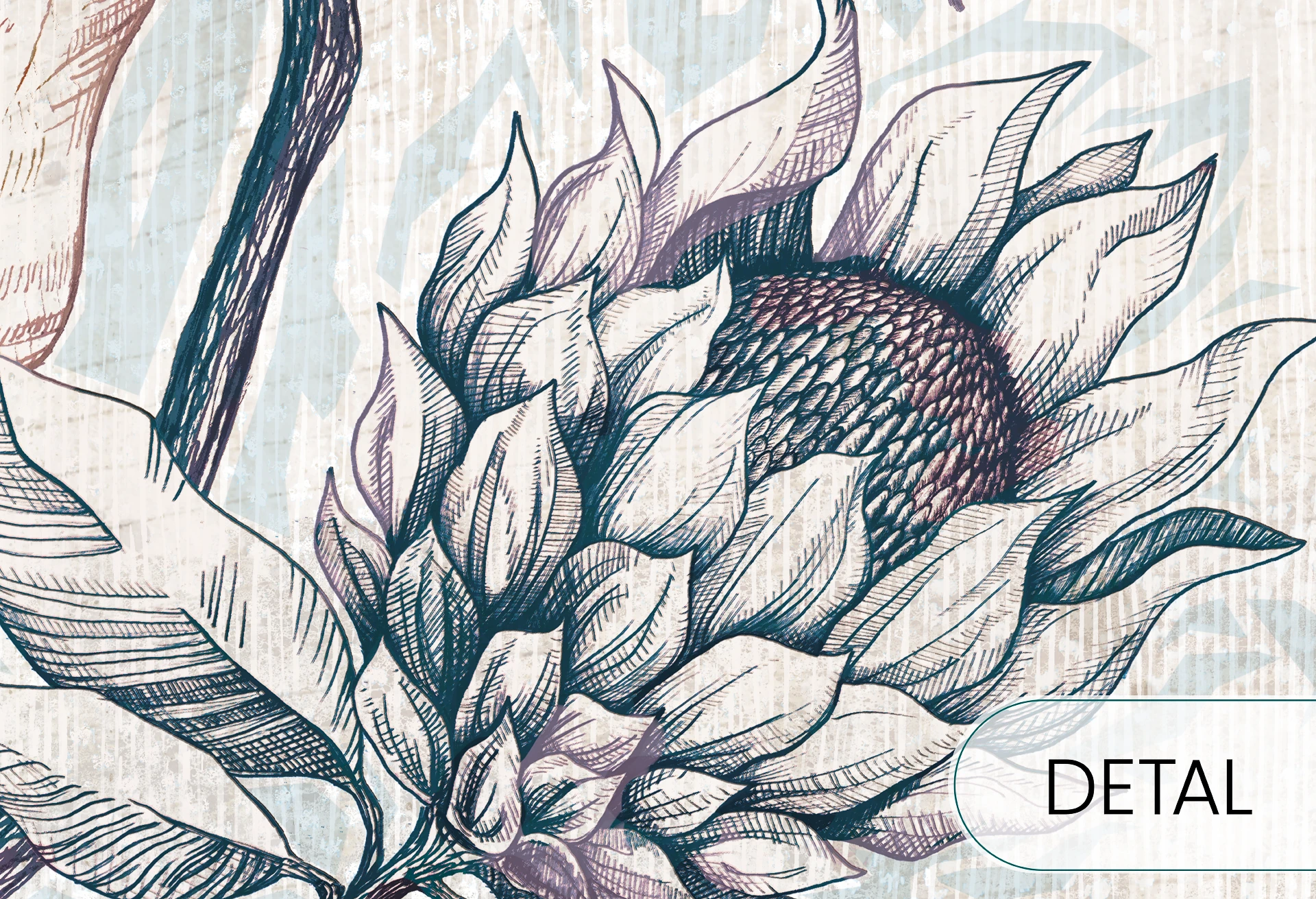 PROTEA MODERN - pastel - nowoczesna tapeta w pastelowych tonach
