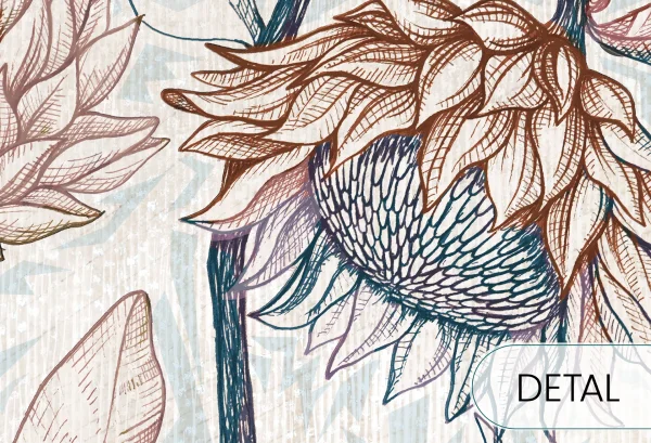 PROTEA MODERN - pastel - nowoczesna tapeta w pastelowych tonach - detal
