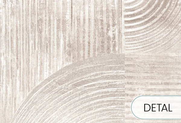 SPATULA - beige - nowoczesna tapeta z efektem tynku do sypialni i salonu - detal