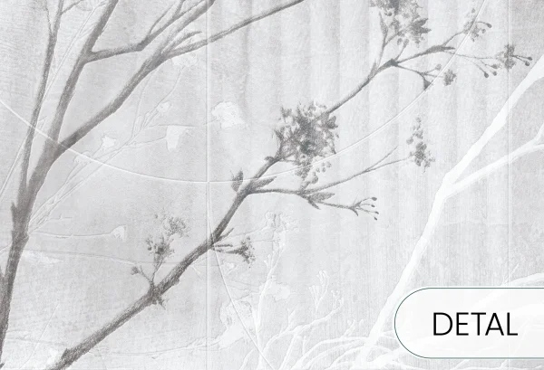 ALBERO - fogg - geometryczna tapeta z motywem drzew - detal