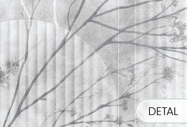 ALBERO - fogg - geometryczna tapeta z motywem drzew - detal
