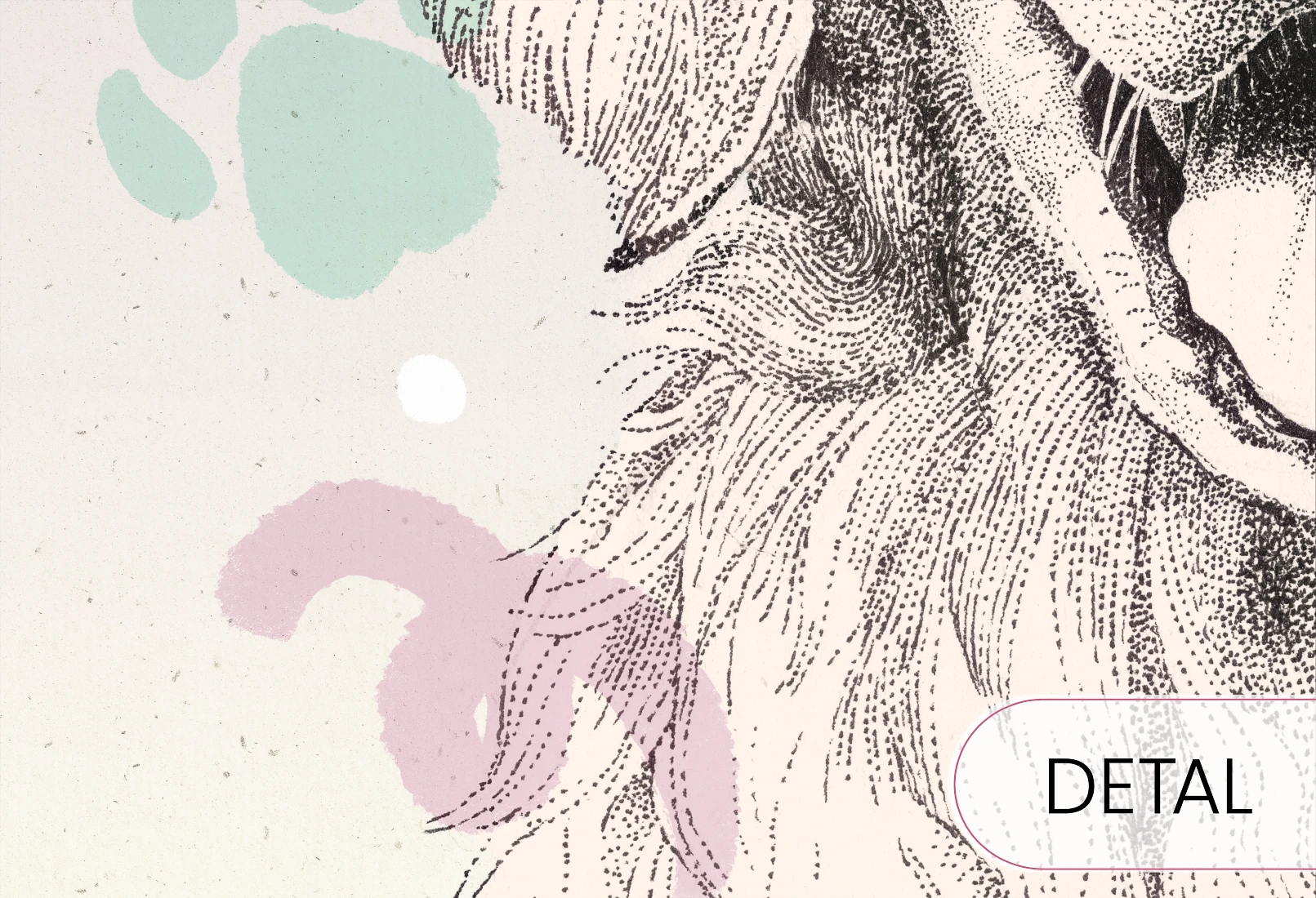 DOGGIES - cottoncandy - dziecięca tapeta z wesołymi pieskami