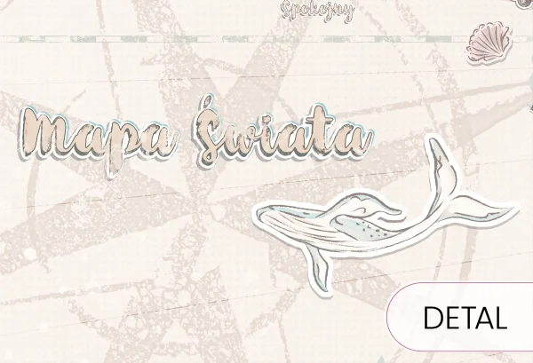 DEAR DIARY NORTH - teal - artystyczna tapeta ścienna z mapą świata dla dzieci - detal
