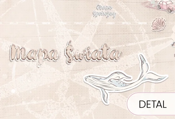 DEAR DIARY SOUTH - latte - przytulna tapeta ścienna z mapą świata - detal