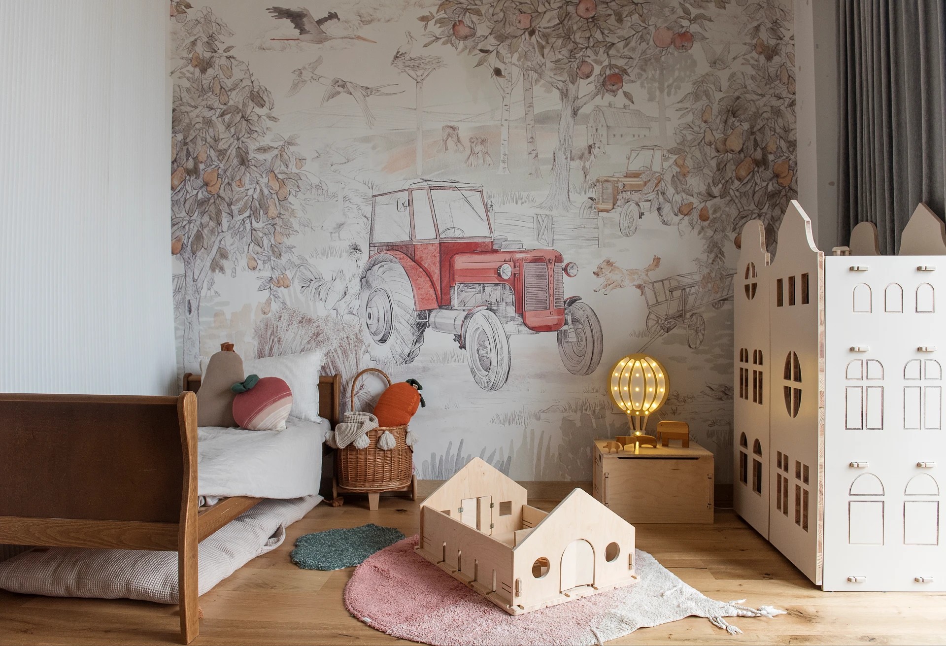 VINTAGE COUNTRY - boys - tapeta chłopięca w traktory