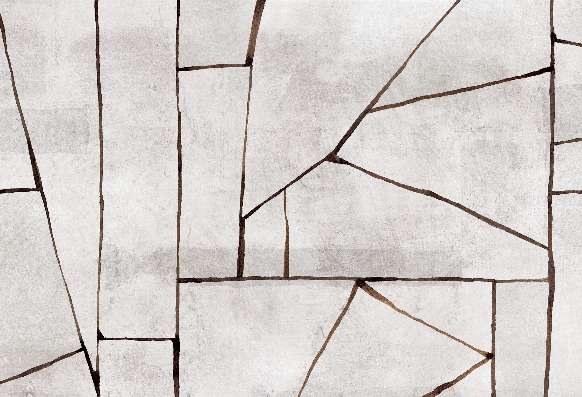 LINEA - coffee - tapeta geometryczna w stylu skandynawskim