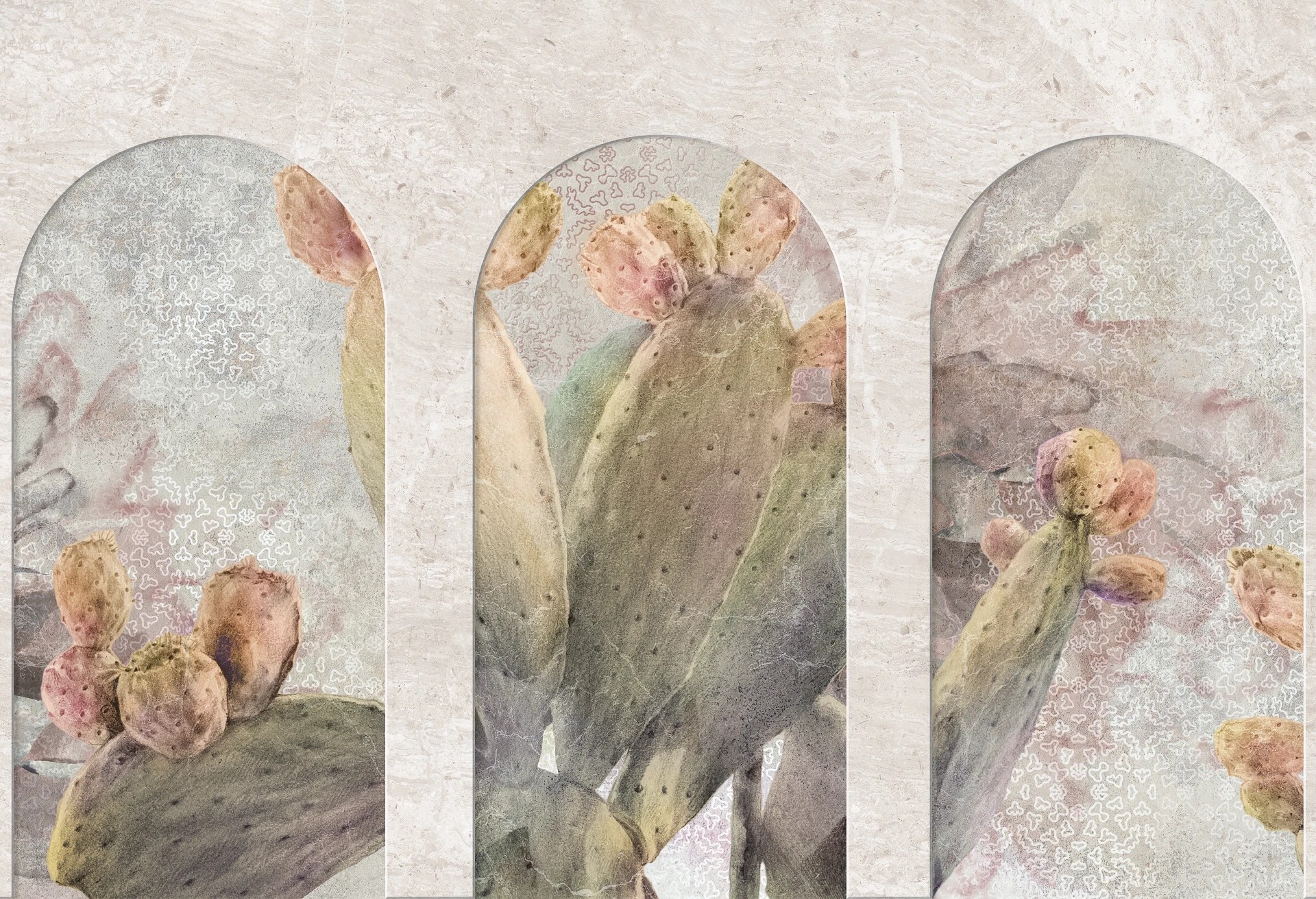 CASA VERDE - tapeta artystyczna do salonu lub sypialni