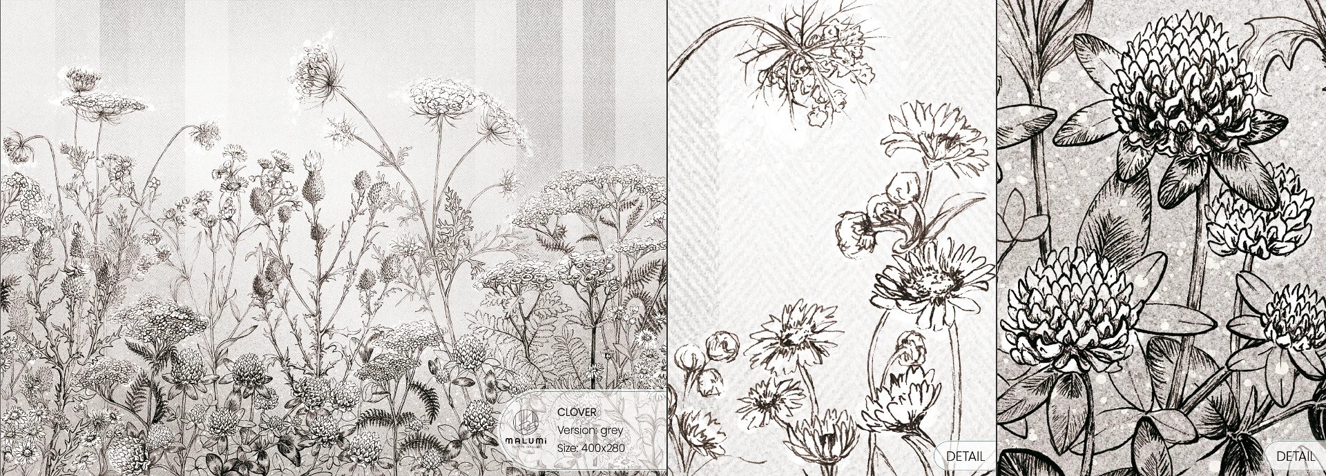 CLOVER - grey- próbka