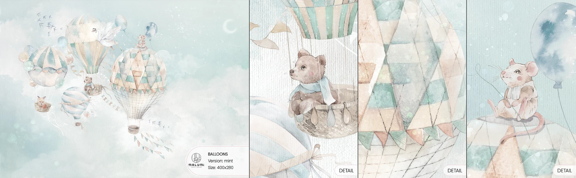 BALLOONS - mint- próbka