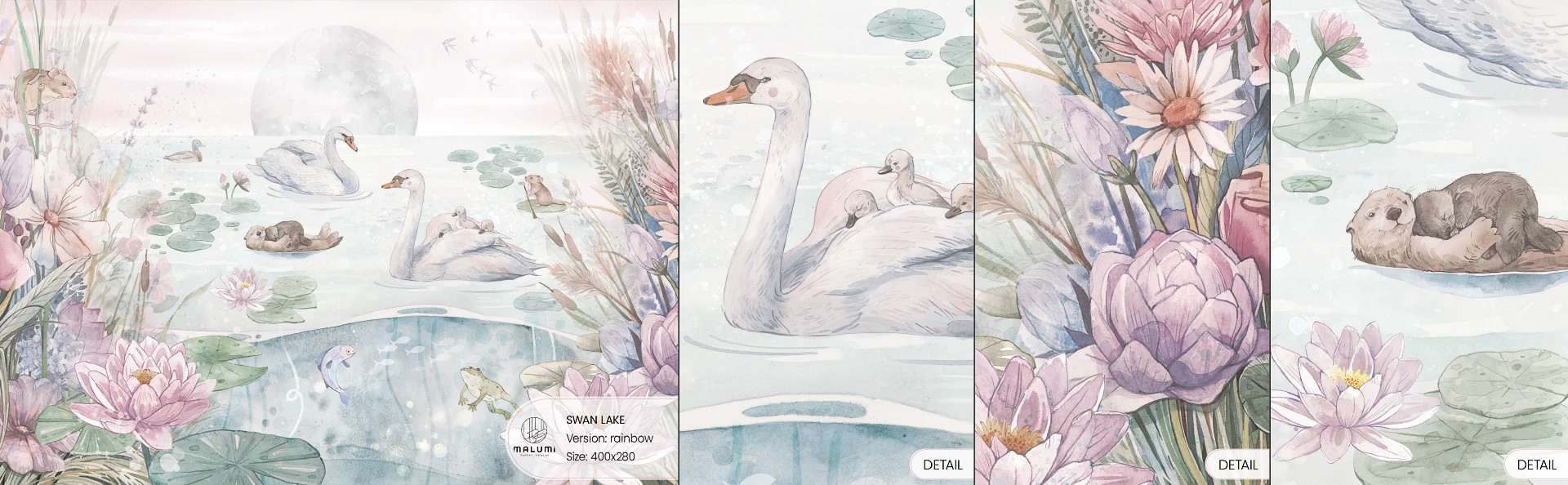 SWAN LAKE  - rainbow-  próbka