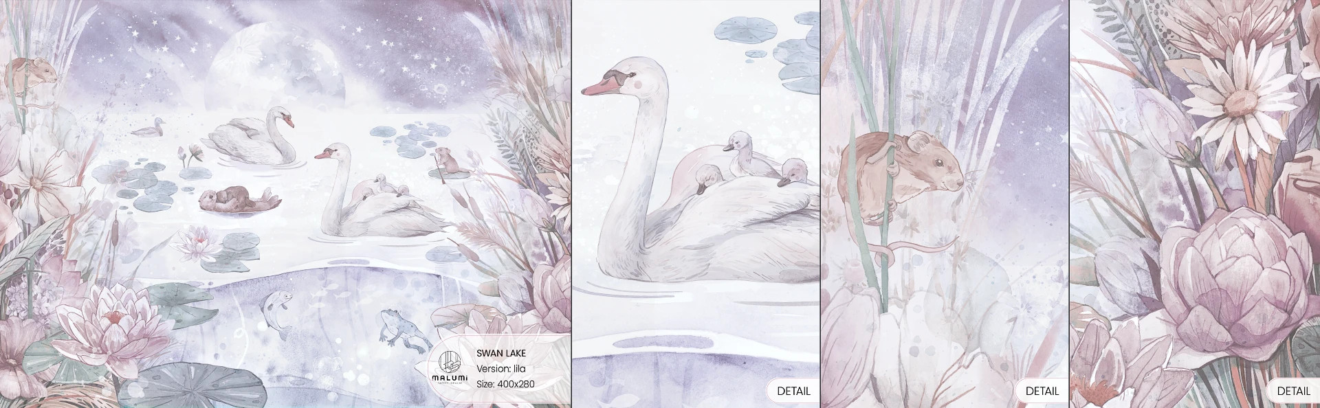 SWAN LAKE - lila  próbka