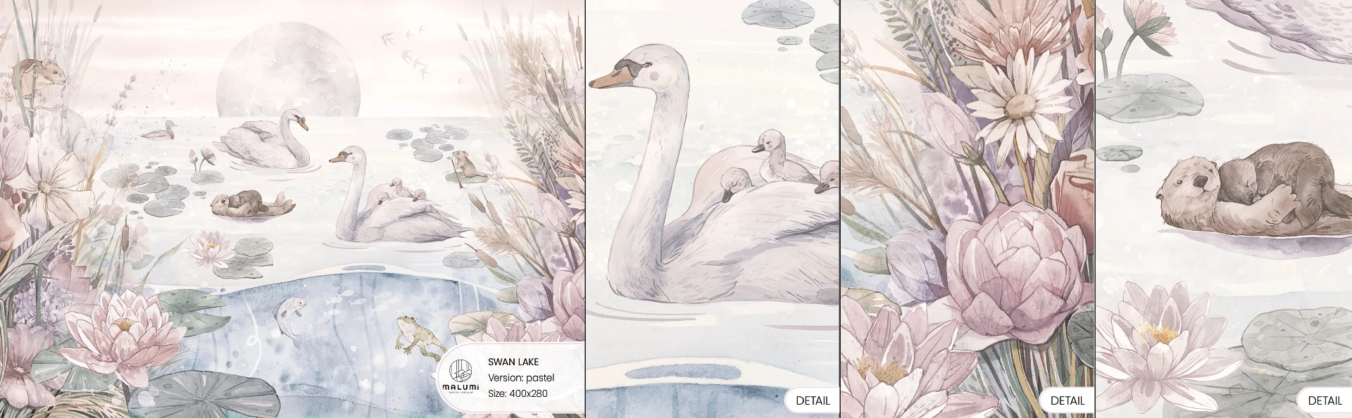 SWAN LAKE - pastel- próbka